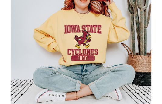 ISU Cyclones Grunge Premium Sweatshirt