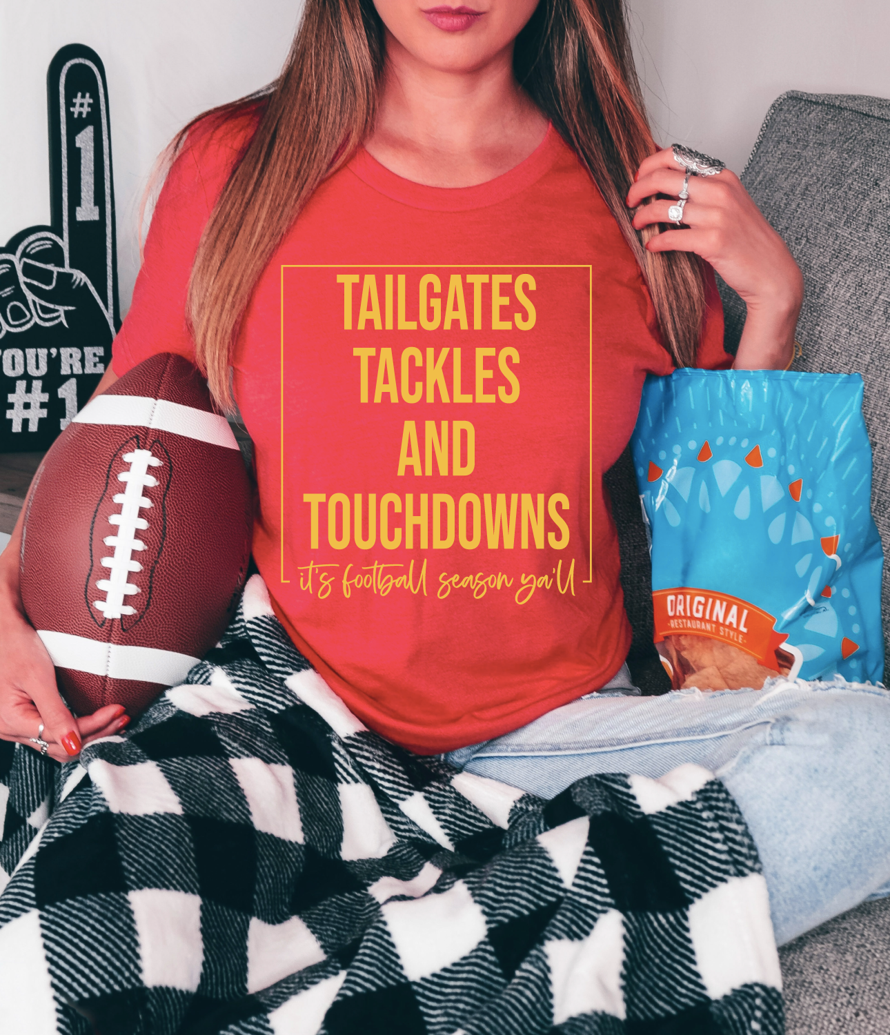 Tailgates, Tackles, and Touchdowns T-shirt