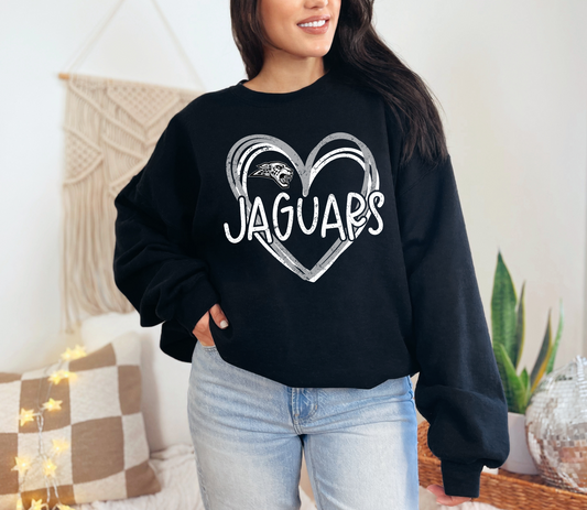 Ankeny Centennial Jaguars Love Sweatshirt