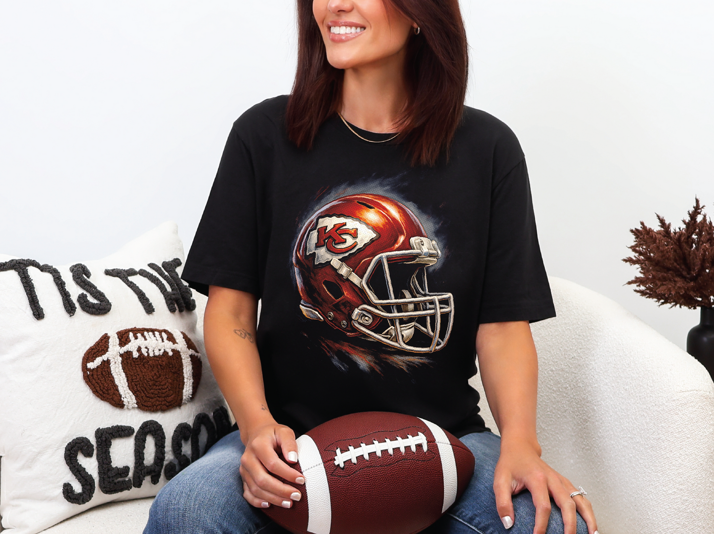 KC Chiefs Halftoned T-shirt - Multiple Designs