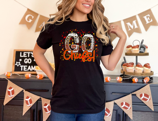 Go Chiefs Paint T-shirt