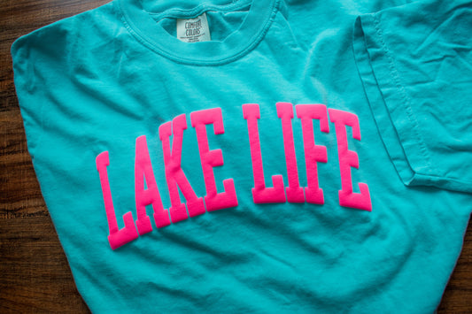 Lake Life Puff Vinyl T-shirt