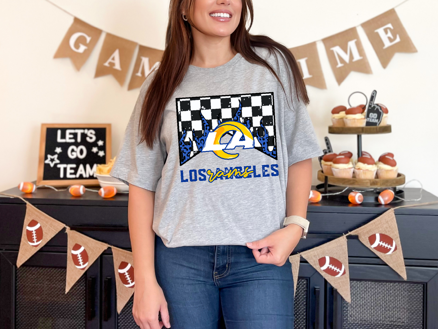 LA Rams Flame T-shirt