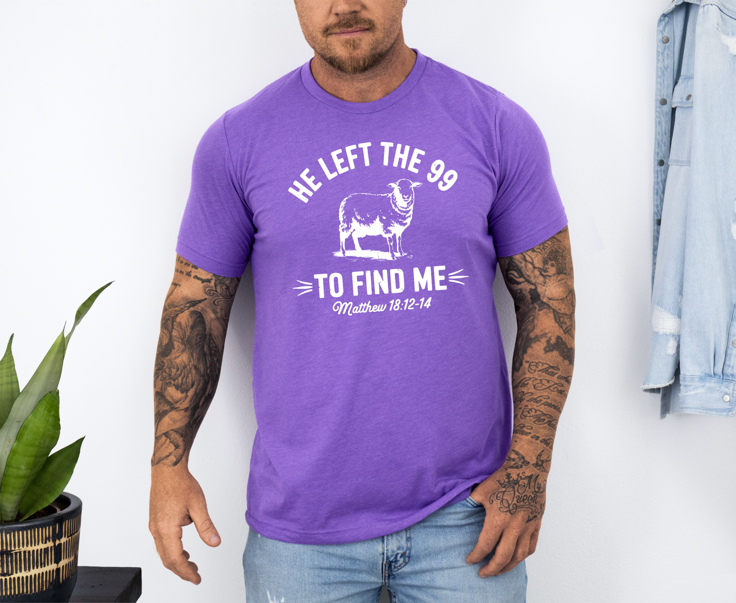 He Left the 99 T-shirt