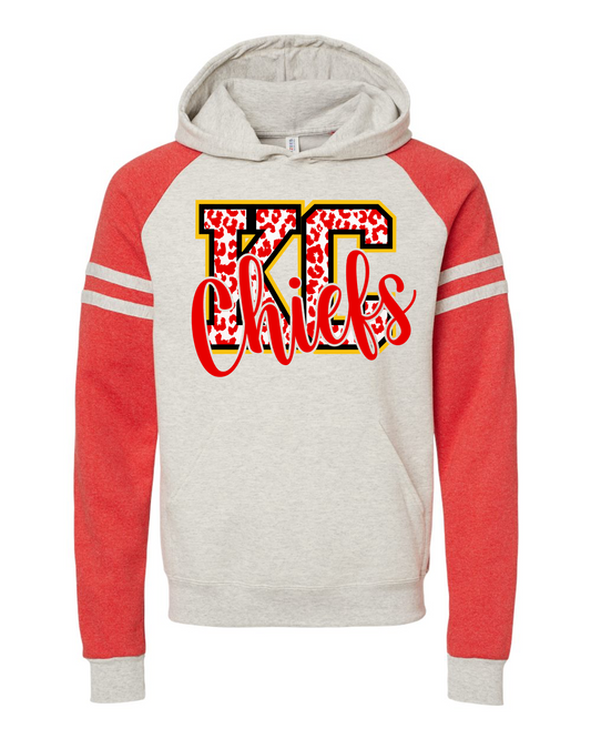 KC Leopard Color Block Sweatshirt