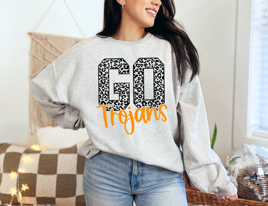 Go Trojans Leopard Sweatshirt