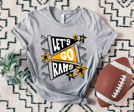 Let's Go  Rams T-shirt