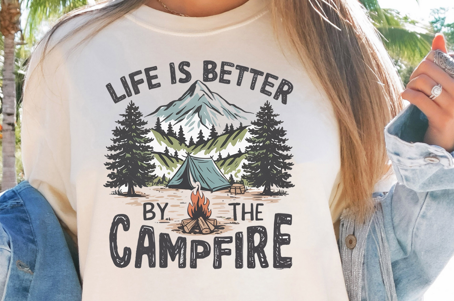 Life is Better by the Campfire T-shirt