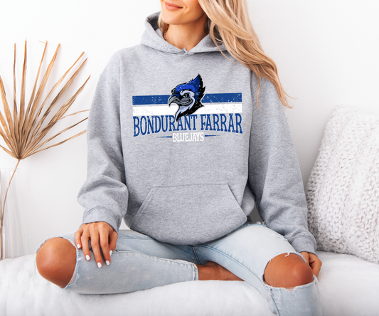 Bondurant Farrar Bluejays Linear Sweatshirt