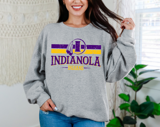 Indianola Indians Linear Sweatshirt