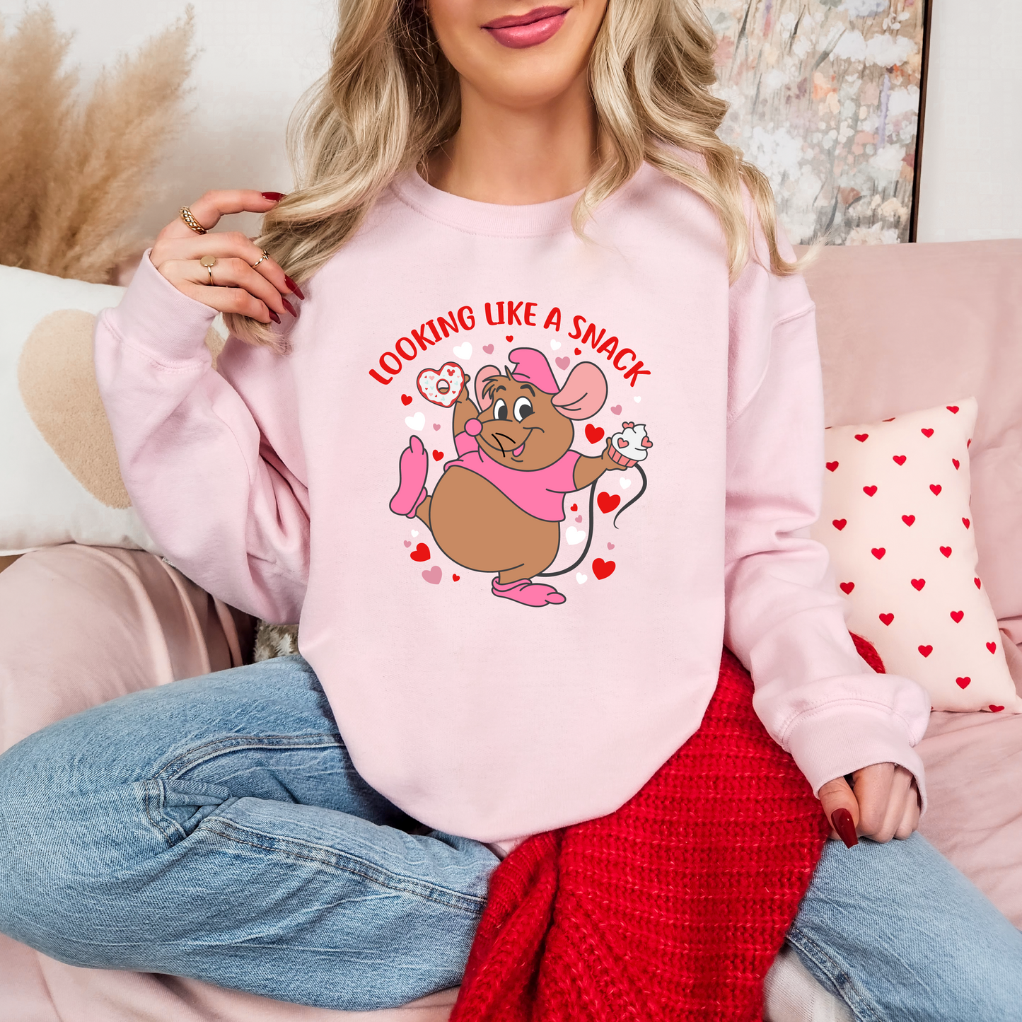 Lookin' Like a Snack Valentine's Sweatshirt