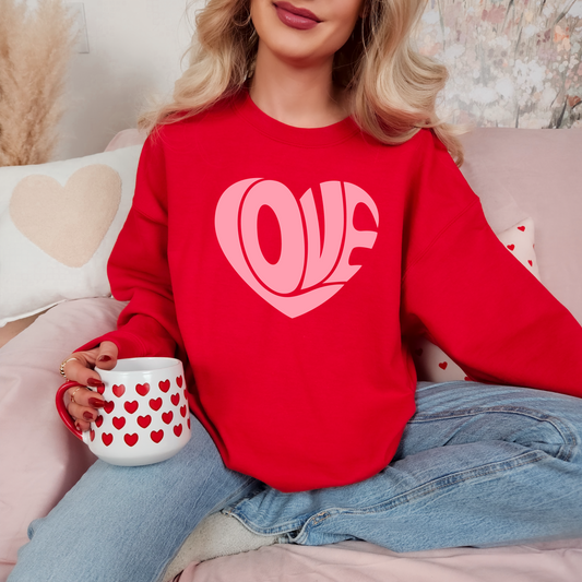 Love Heart Sweatshirt