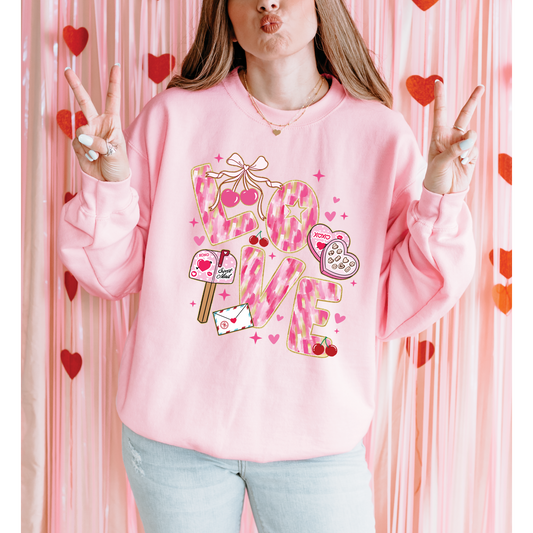 Love Paint Swash Sweatshirt
