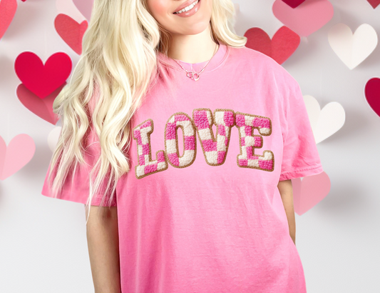 Love FAUX Yarn T-shirt