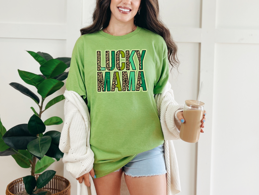 Lucky Mama Leopard T-shirt