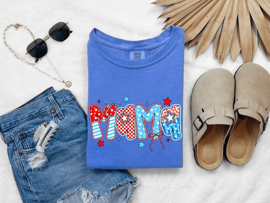 American Mama Doodle T-shirt