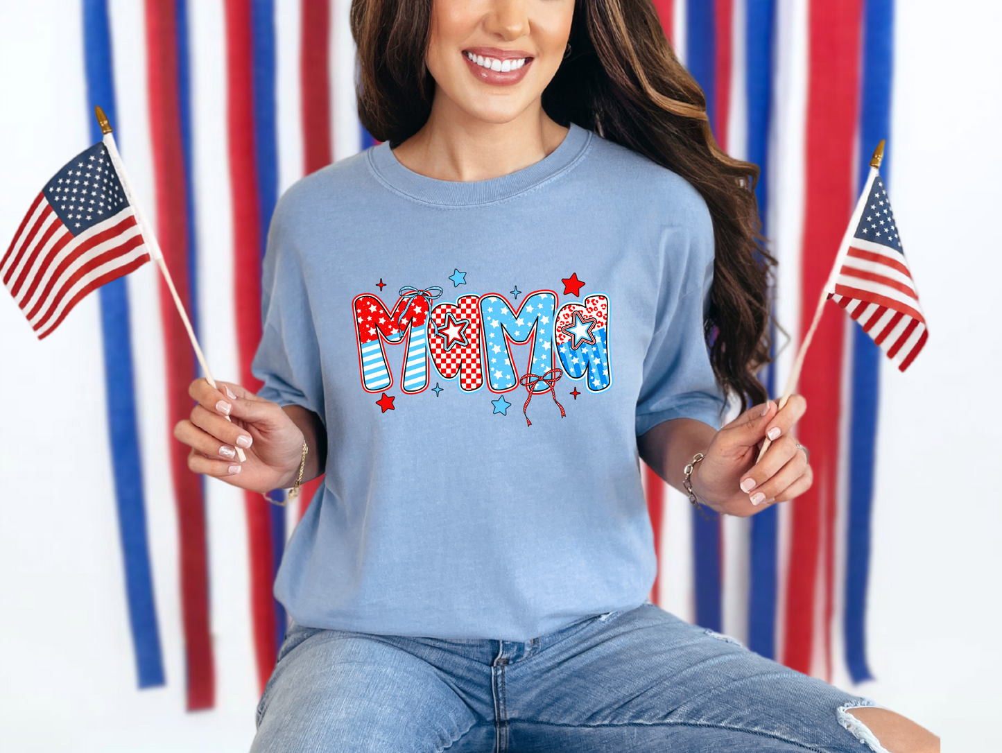 American Mama Doodle T-shirt