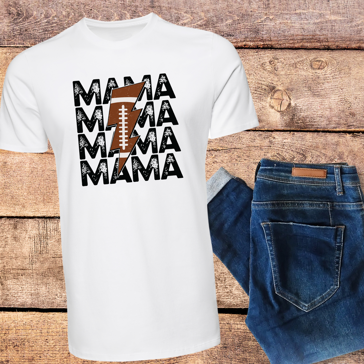 Football Mama T-shirt