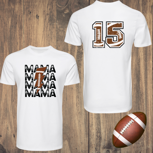 Football Mama - Personalized - T-shirt