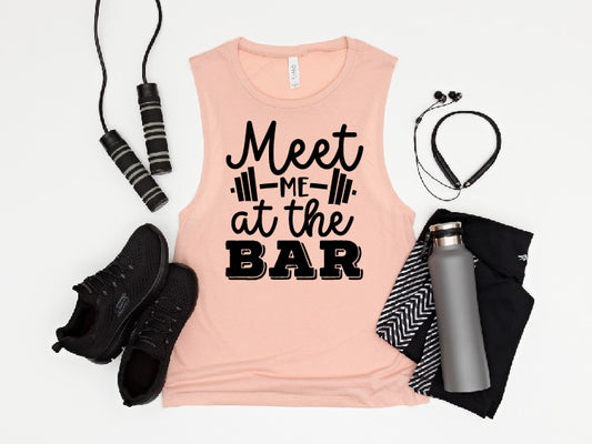 Meet Me at the Bar Muscle Tank