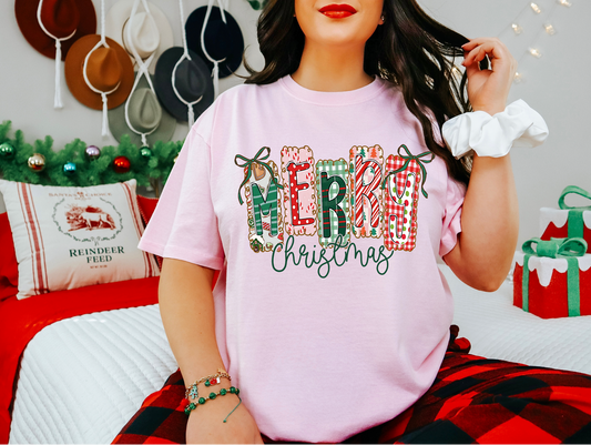 Merry Christmas Doodle T-shirt