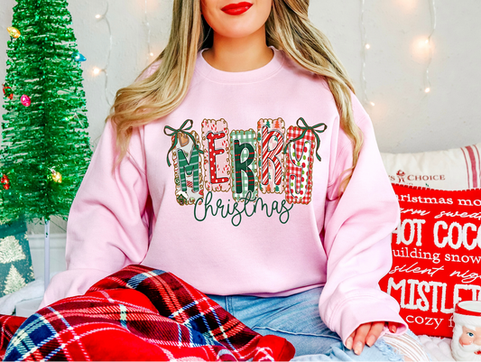 Merry Christmas Doodle Sweatshirt