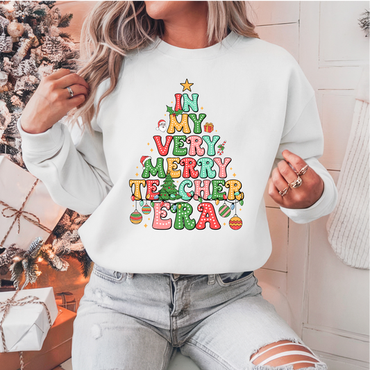 Very Merry Teacher Sweatshirt