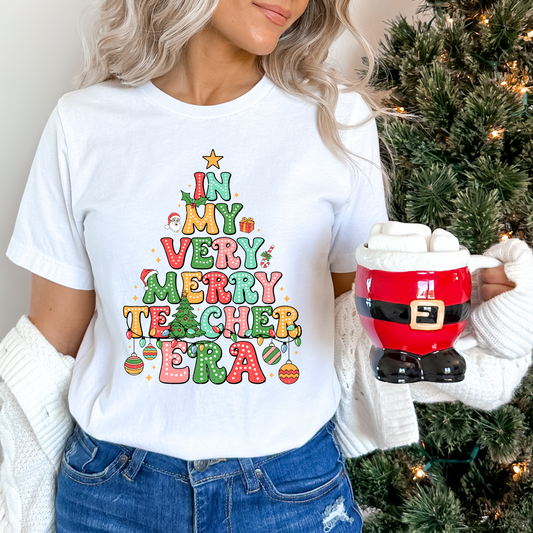 Very Merry Teacher T-shirt