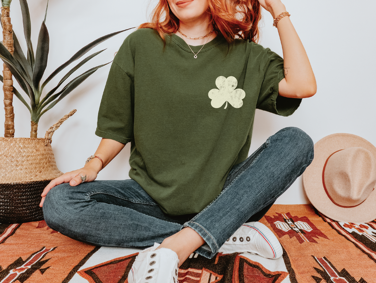 Mini Distressed Shamrock T-shirt