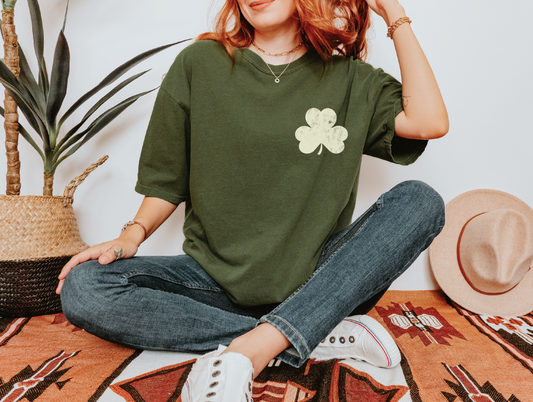 Mini Distressed Shamrock T-shirt