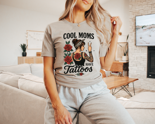 Cool Moms Have Tattoos T-shirt
