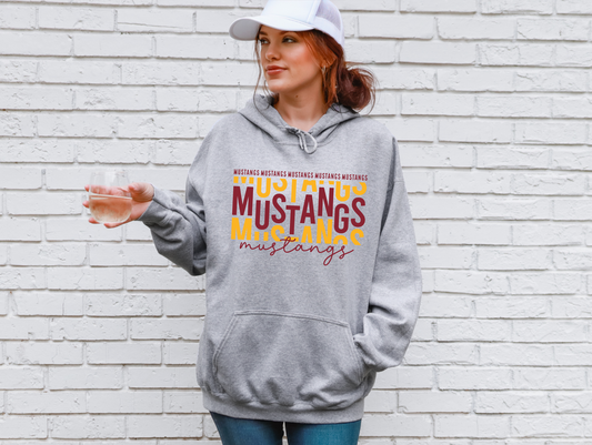 Stacked Mustangs Sweatshirt