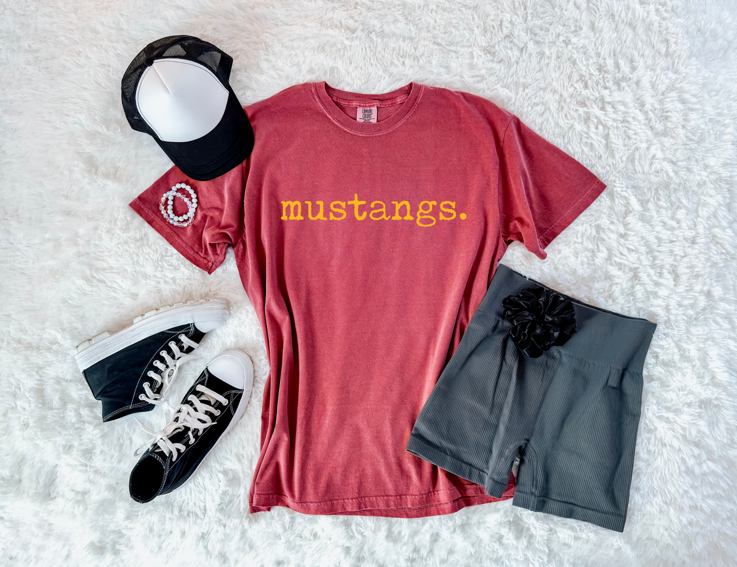 Mustangs Typography T-shirt