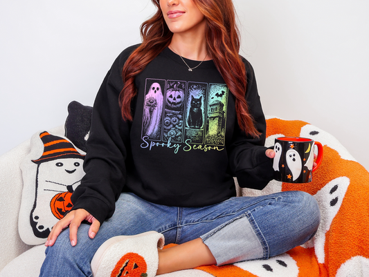 Neon Spooky Season Sweatshirt