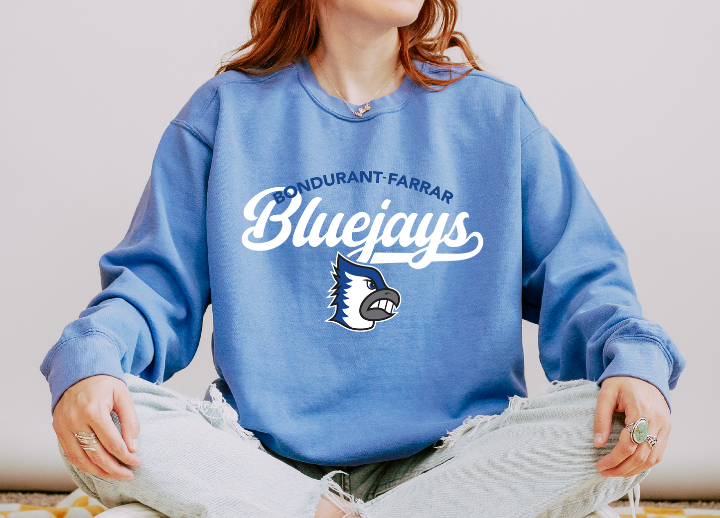 Vintage BF Bluejays Premium Sweatshirt