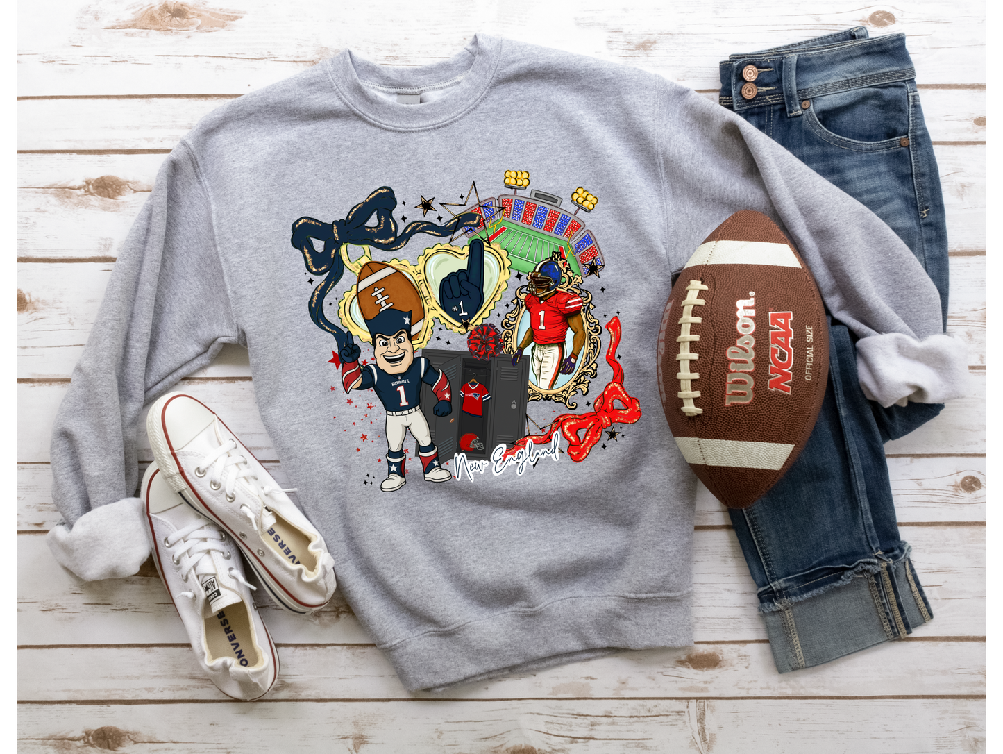 Patriots Doodles Sweatshirt