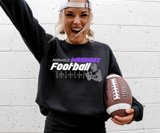 Norwalk Warriors Football Line Sweatshirt