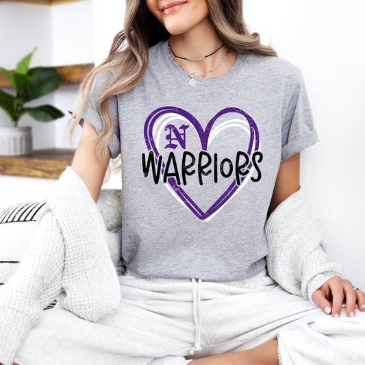 Norwalk Warriors Love T-shirt