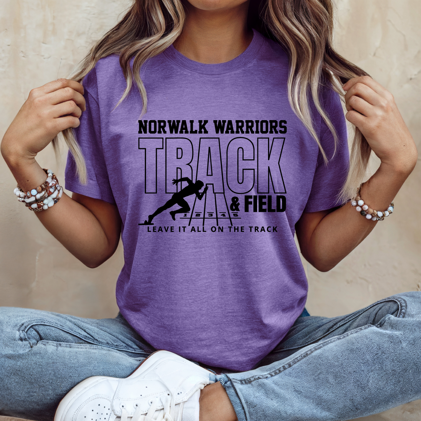 Warriors Leave it All on the Track T-Shirt