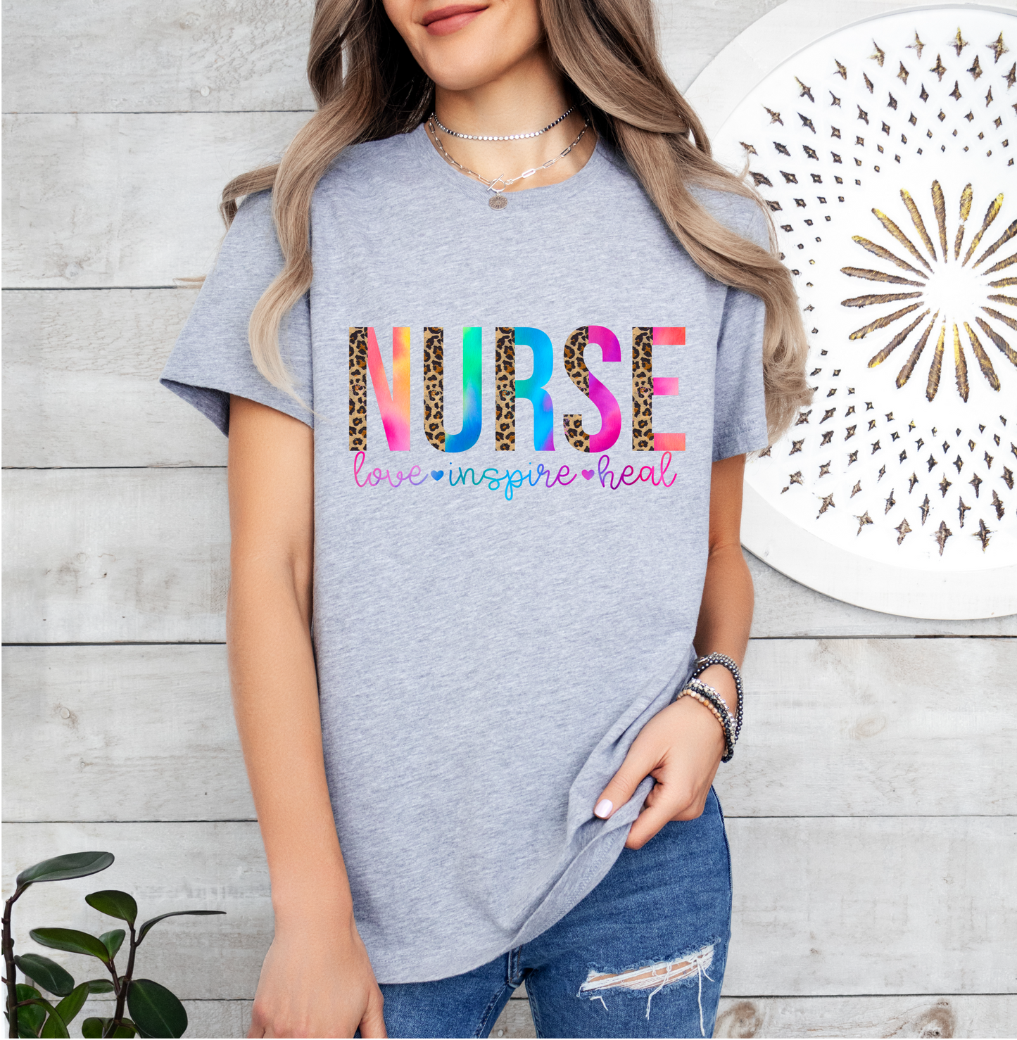 Nurse Leopard T-shirt
