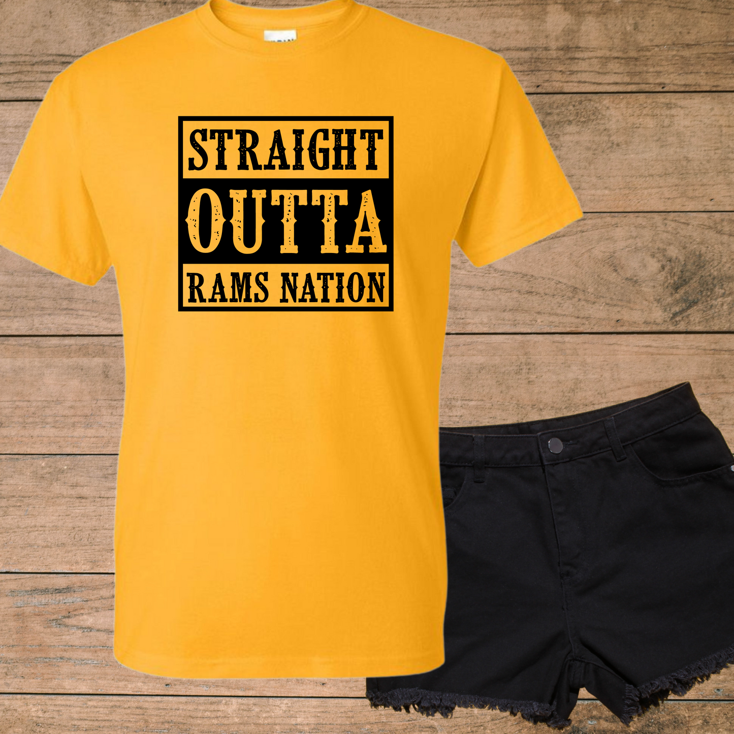 Straight Outta Rams Nation T-shirt