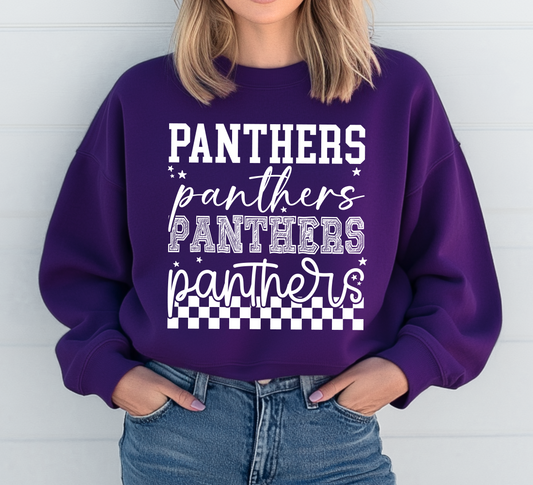 Panthers Script Stack Sweatshirt