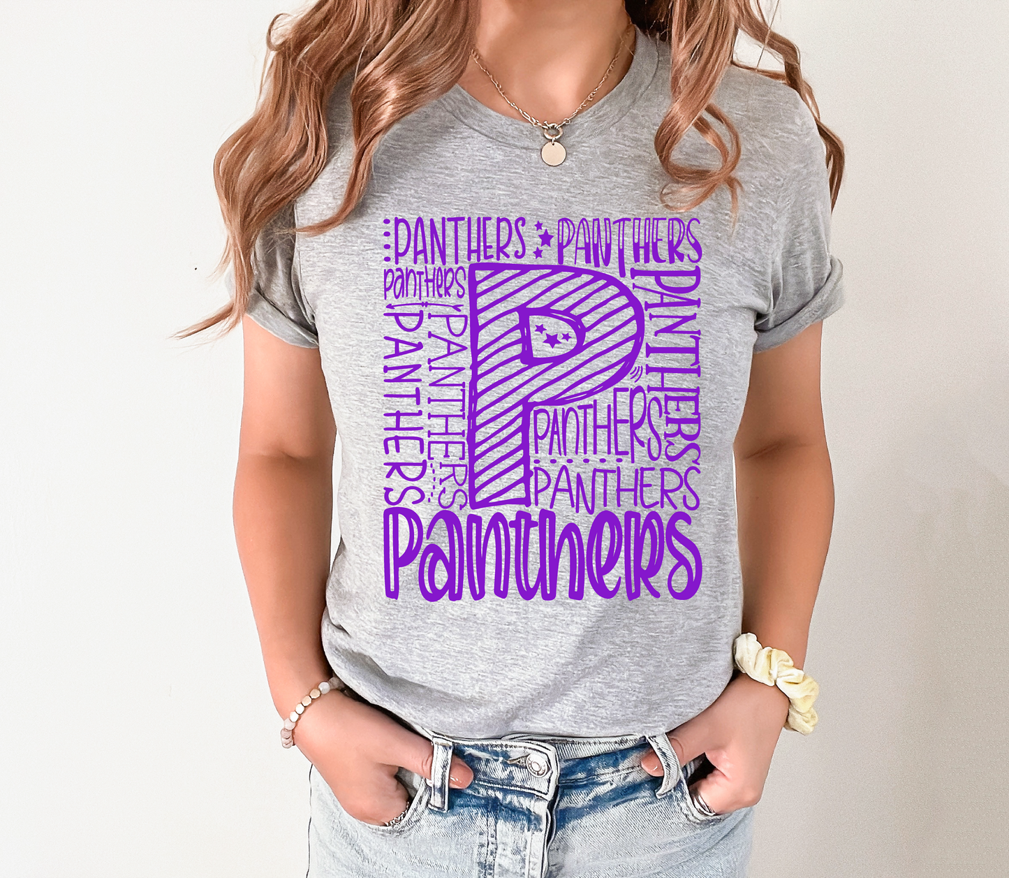 Panthers Doodle T-shirt