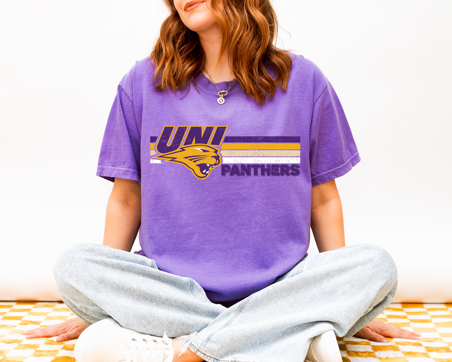 Panthers Vintage Linear T-shirt