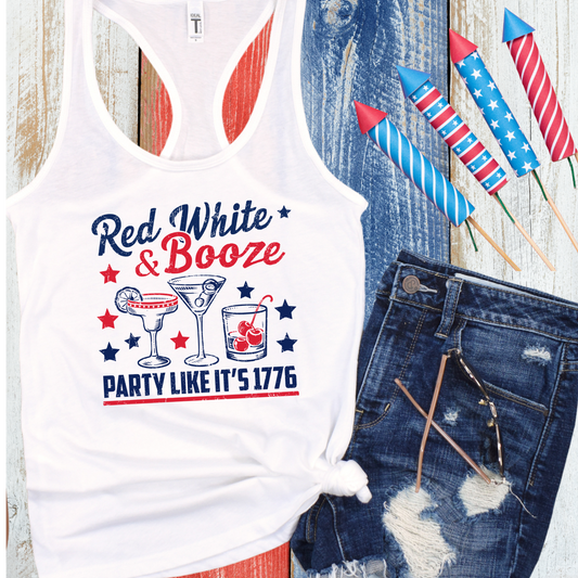 Red, White, & Booze Tank