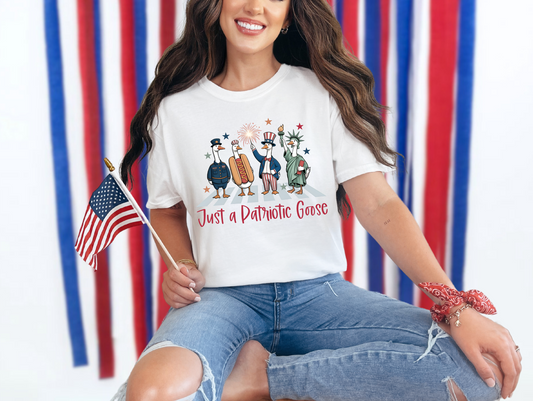 Just a Patriotic Goose T-shirt