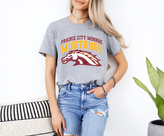 Arched PCM Mustangs T-shirt