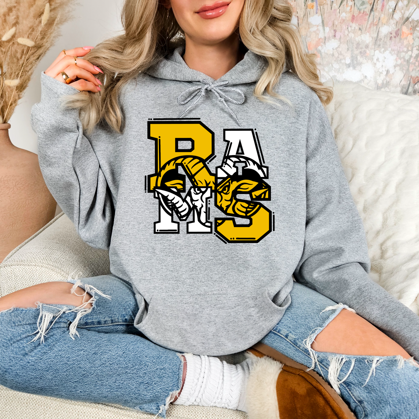 Peeking Ram Stack Sweatshirt