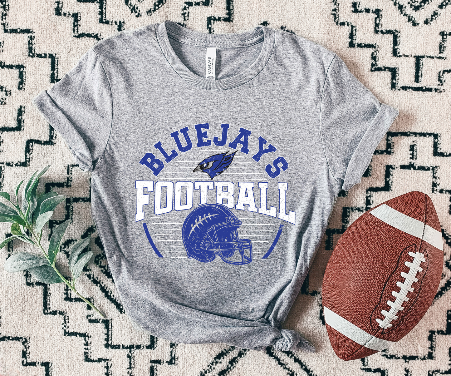 Perry Bluejays Vintage Football T-Shirt