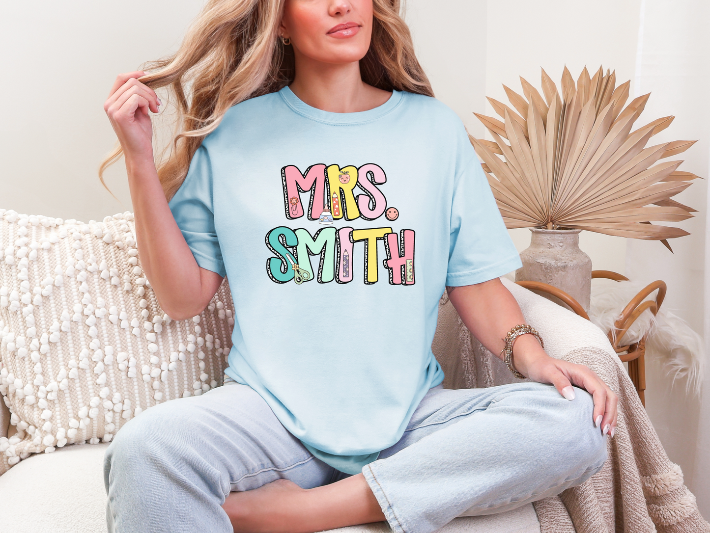 Personalied Teacher T-shirt